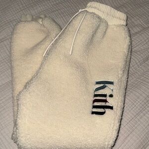 Kith Kids Sherpa Logo Sweatpants size 8